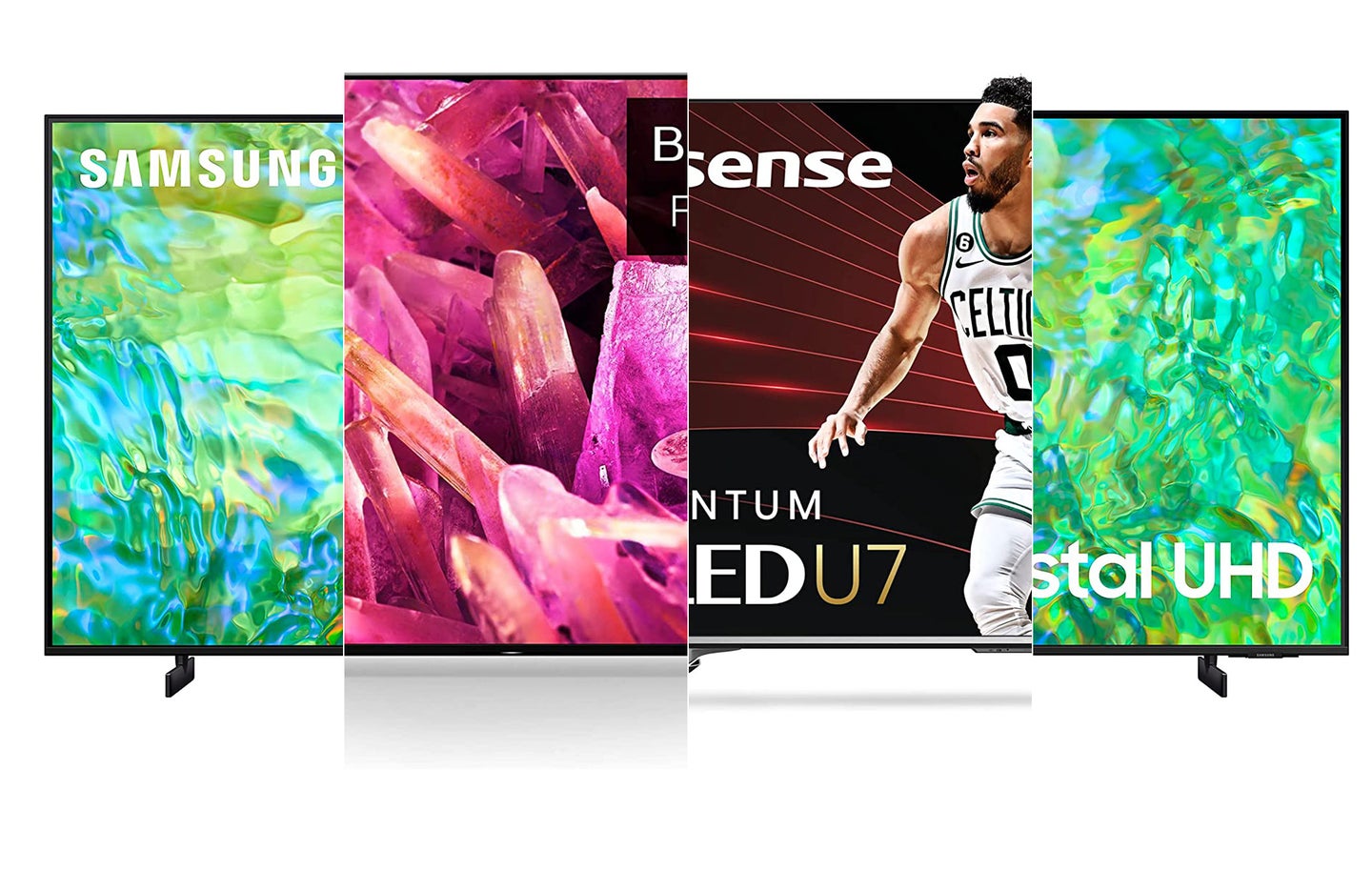 The best 85-inch TVs composited