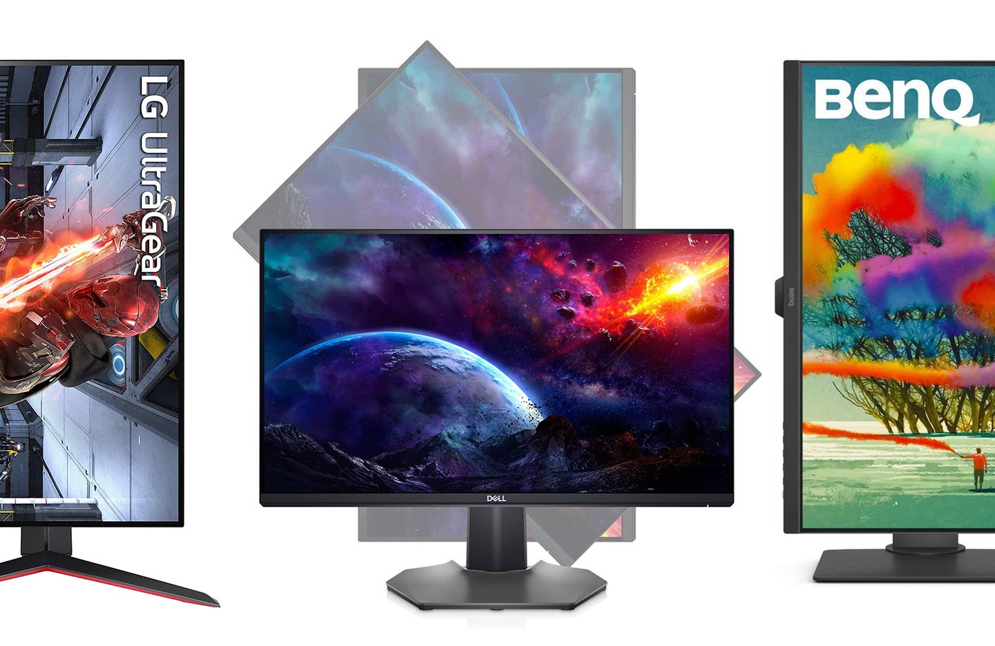 The best vertical monitors composited