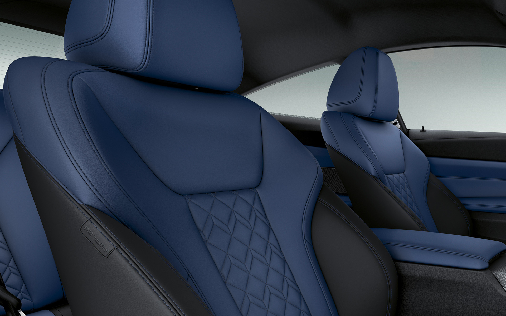 BMW Individual full leather ‘Merino’ fine-grain Fjord Blue/Black