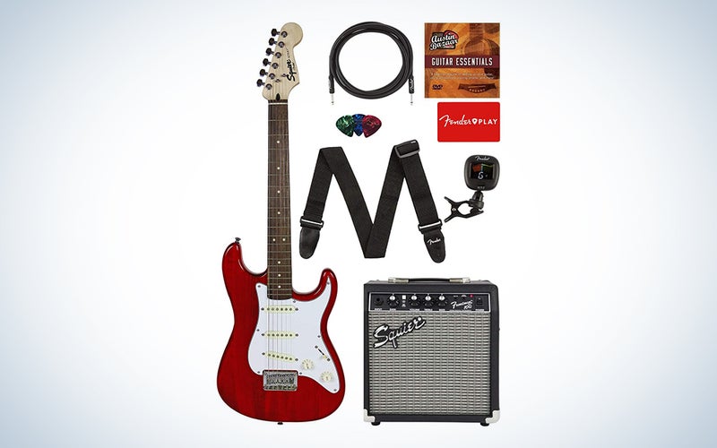 Fender Squire best bundle electric guitars for beginners product image