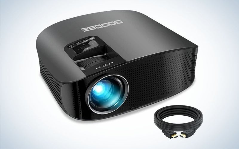 GooDee Video Projector 2022 is the best budget outdoor projector.