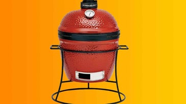 Get a flavorful $200 discount on the Kamado Joe Jr. charcoal grill at Amazon